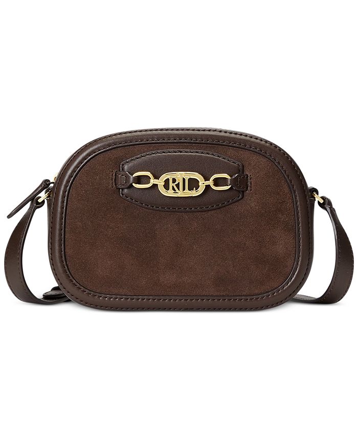 Lauren Ralph Lauren Suede Medium Jordynn Crossbody Bag & Reviews - Handbags  & Accessories - Macy's