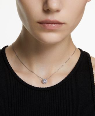 Silver-Tone Constella Crystal Pendant Necklace, 14-7/8" + 3" extender