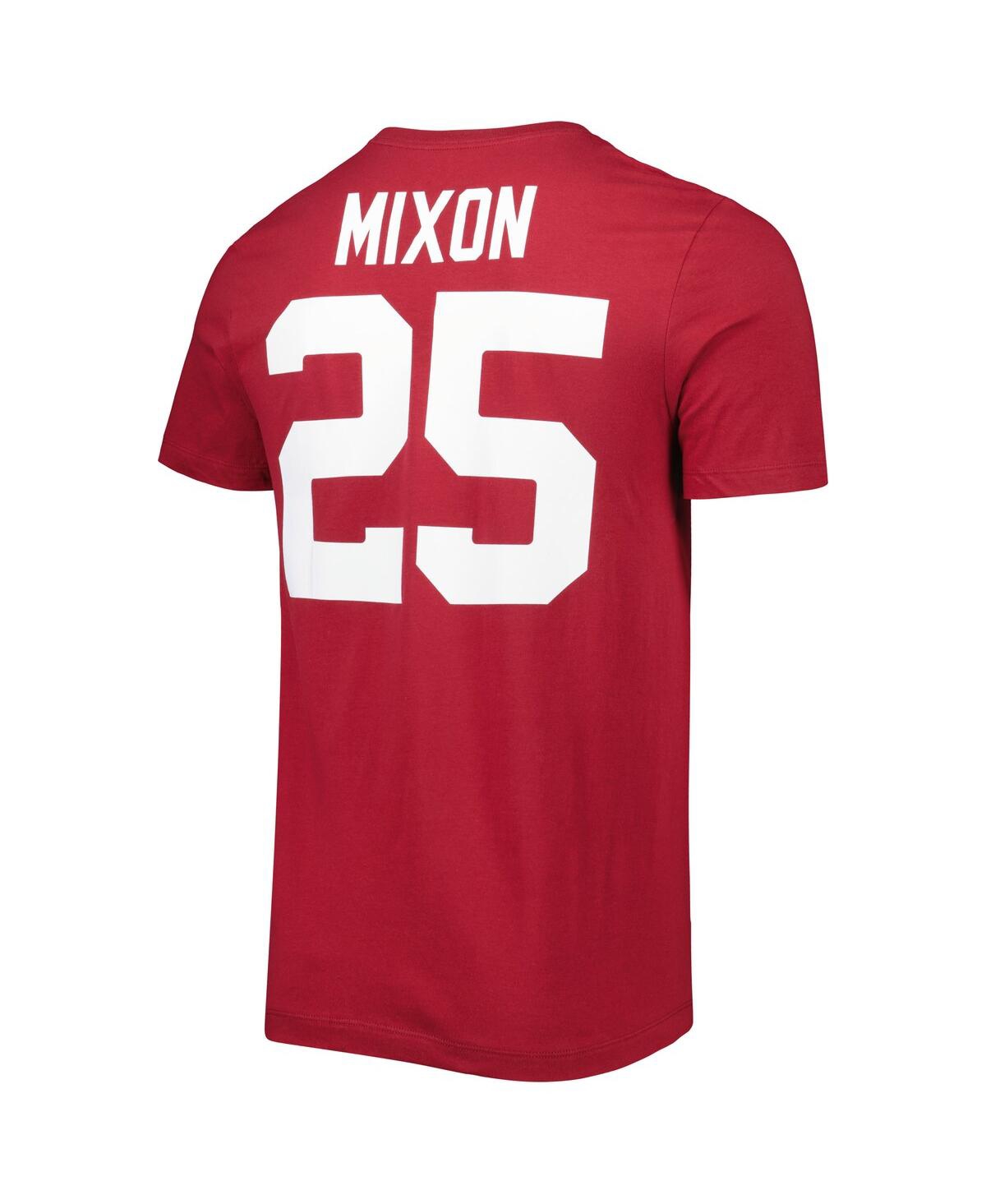 Shop Jordan Men's  Joe Mixon Crimson Oklahoma Sooners Alumni Name And Number Team T-shirt