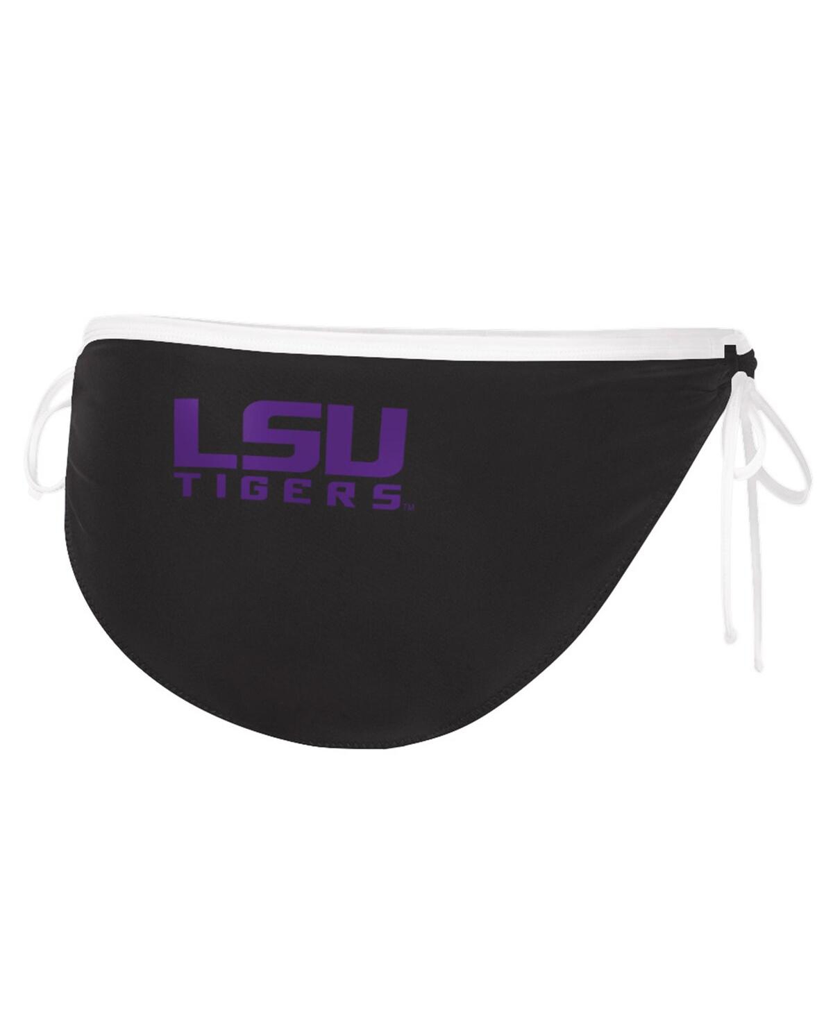 Women's G-iii 4Her by Carl BanksLsu Tigers Perfect Match Bikini Bottom - Black