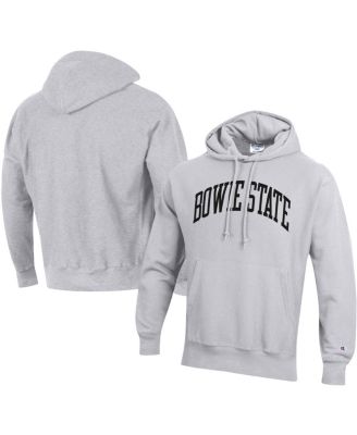 Men's Gray Bowie State Bulldogs Tall Arch Pullover Hoodie