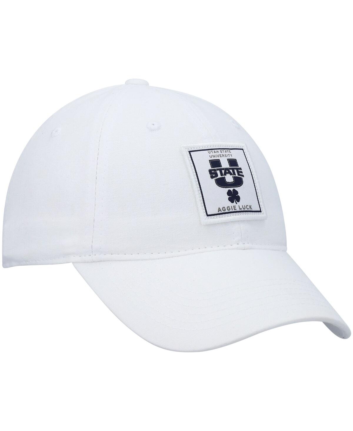 Shop Black Clover Men's White Utah State Aggies Dream Adjustable Hat