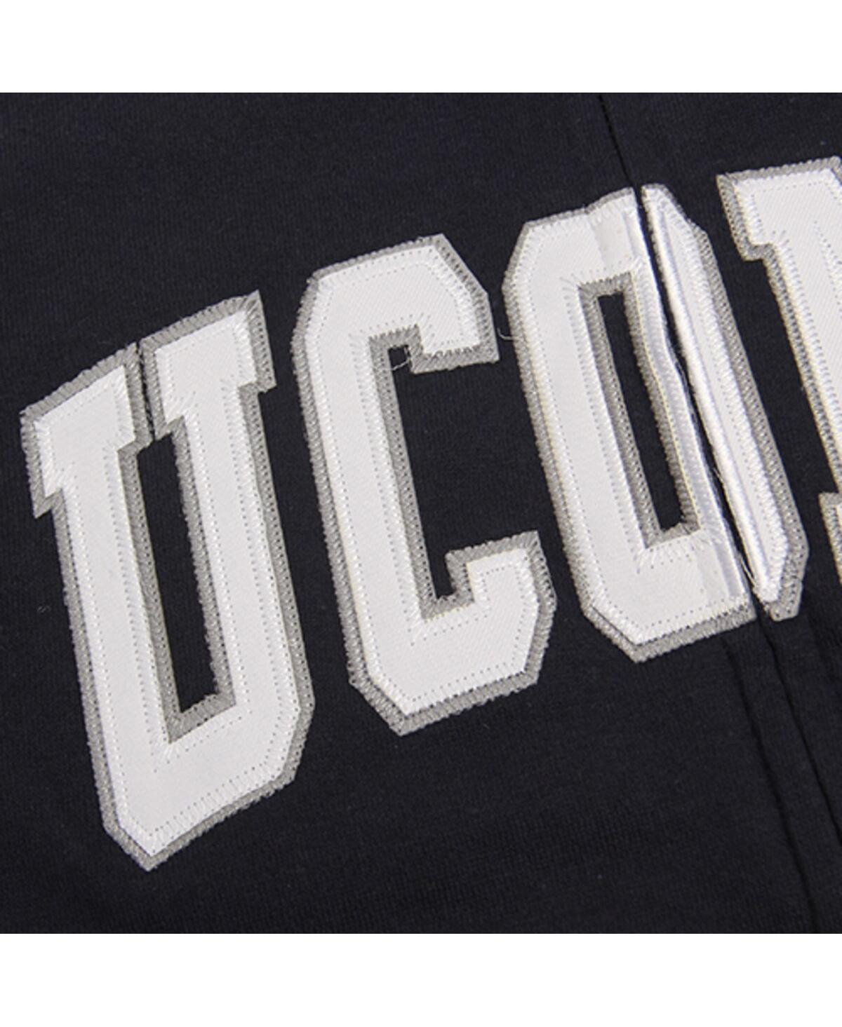 Women's ColosseumUConn Huskies Arched Name Full-Zip Hoodie - Navy