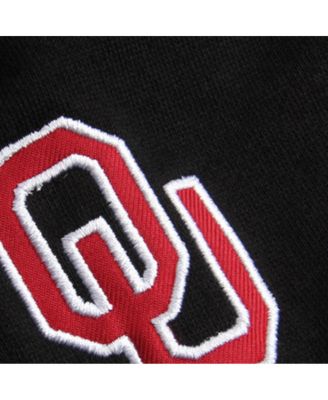 Women's Black Oklahoma Sooners Arched Name Full-Zip Hoodie