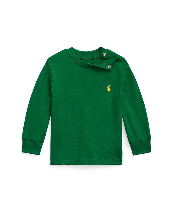 Polo Ralph Lauren Baby Boys LongSleeve Jersey Tshirt Macy's