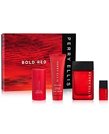 Men's 4-Pc. Bold Red Eau de Toilette Gift Set