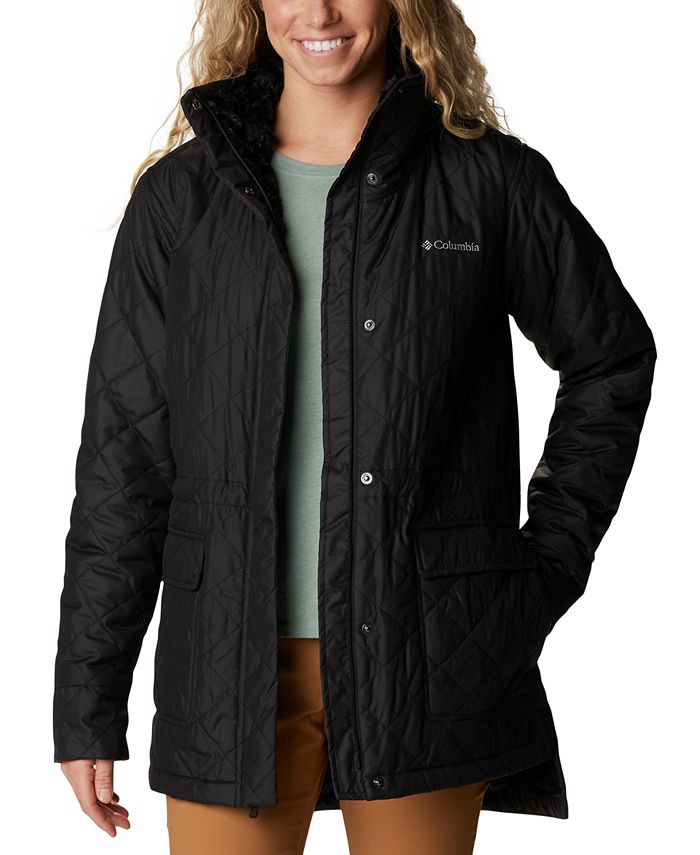 Columbia Women's Copper Crest Novelty Quilted Puffer Coat Macy's