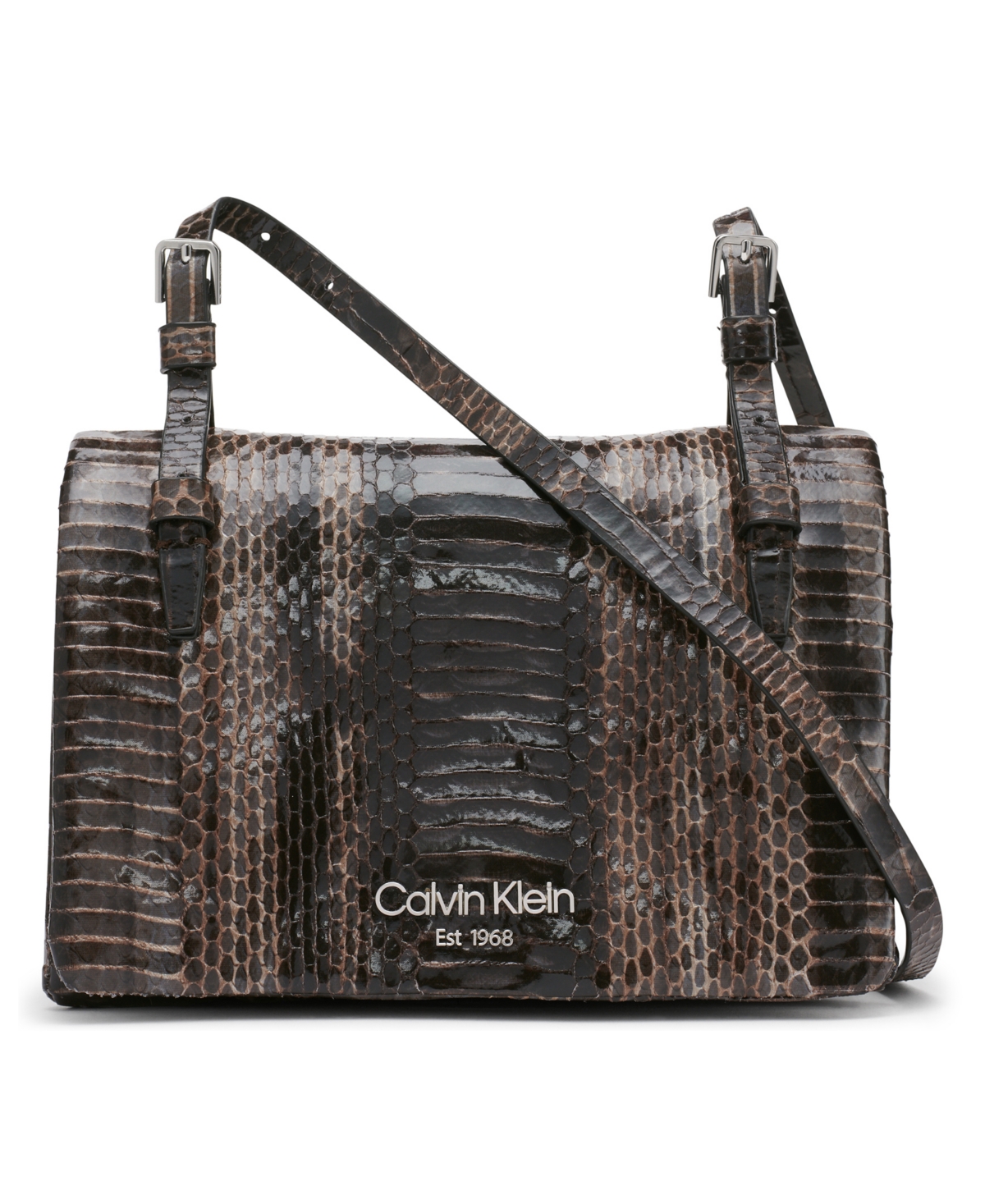 Calvin Klein Women's Penny Flap Adjustable Crossbody Bag