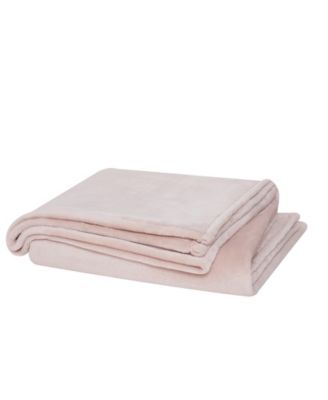 Solid Plush Blanket, Full/Queen