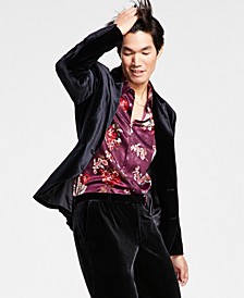 Men's Owen Slim-Fit Solid Velvet Suit Jacket, Created for Macy's 
