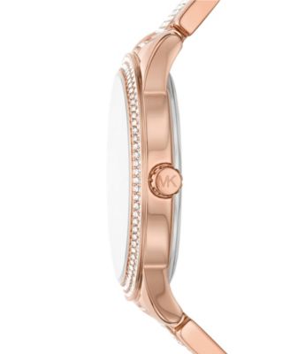 Women's Tibby Multifunction Rose Gold-Tone Stainless Steel Bracelet Strap Watch 40mm