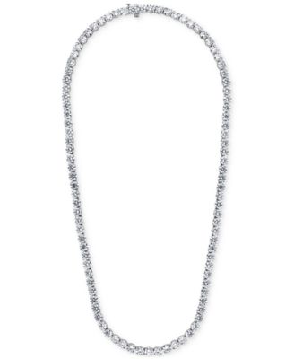 Lab Grown Diamond 18" Tennis Necklace (28-1/2 ct. t.w.) in 14k White Gold or 14k Yellow Gold