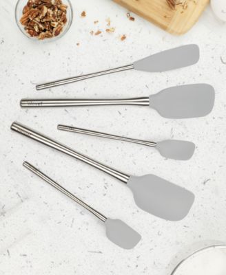 5-Pc. Flex-Core Stainless-Steel Handle Spatula Set