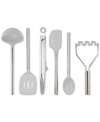 6-Pc. Silicone-Head Kitchen Utensil Set