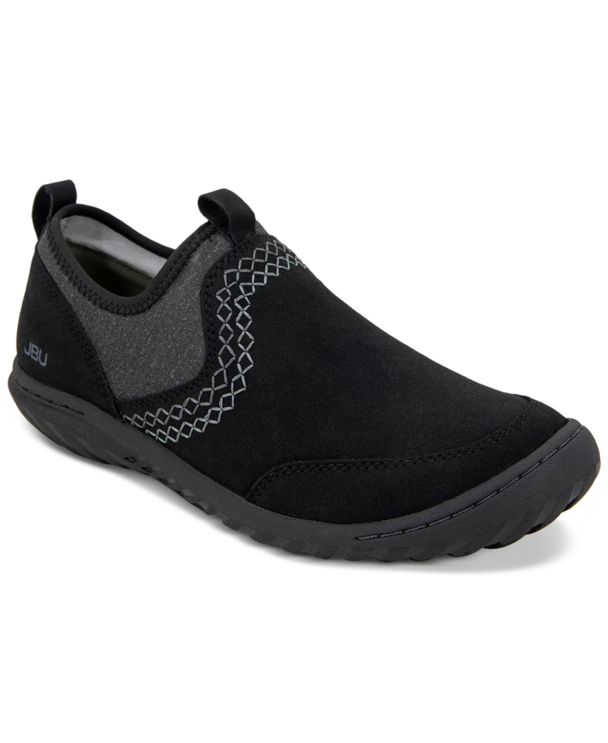 Women's Lucky Embellished Pull-On Sneakers - Black