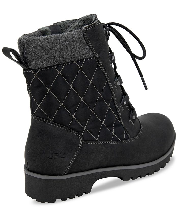 JBU Women's Fargo Quilted Waterproof ColdWeather Boots Macy's
