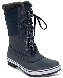Women's Siberia Waterproof Lace-Up Quilted Cold-Weather Boots