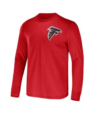 Men's NFL x Darius Rucker Collection by Red Atlanta Falcons Team Long Sleeve T-shirt