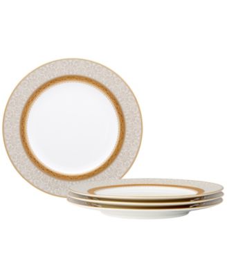Odessa Gold Set of 4 Accent Plates, Service For 4