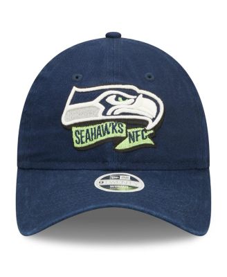 Women's College Navy Seattle Seahawks 2022 Sideline Adjustable 9TWENTY Hat