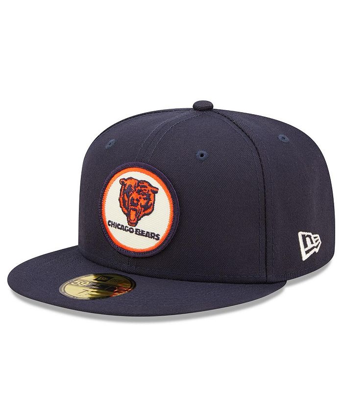 New Era Men's Navy Chicago Bears 2022 Sideline 59FIFTY Historic Fitted