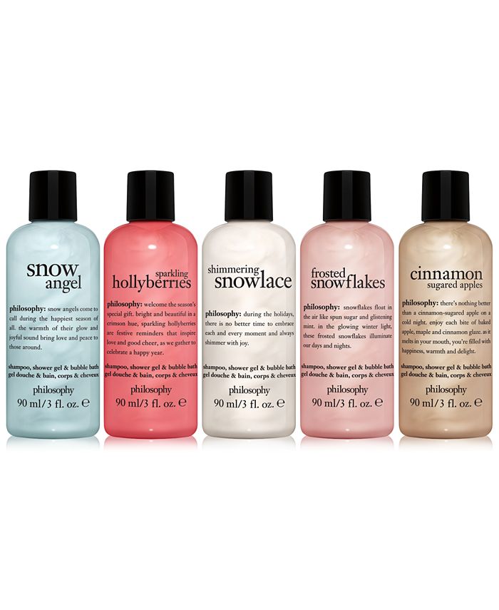 Philosophy 5 Pc Bubble Blizzard Shower Gel Set Macys 