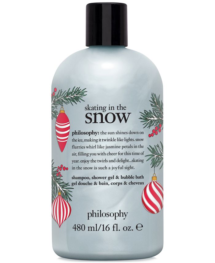 philosophy Skating In The Snow Shampoo, Shower Gel & Bubble Bath, 16 oz. -  Macy's