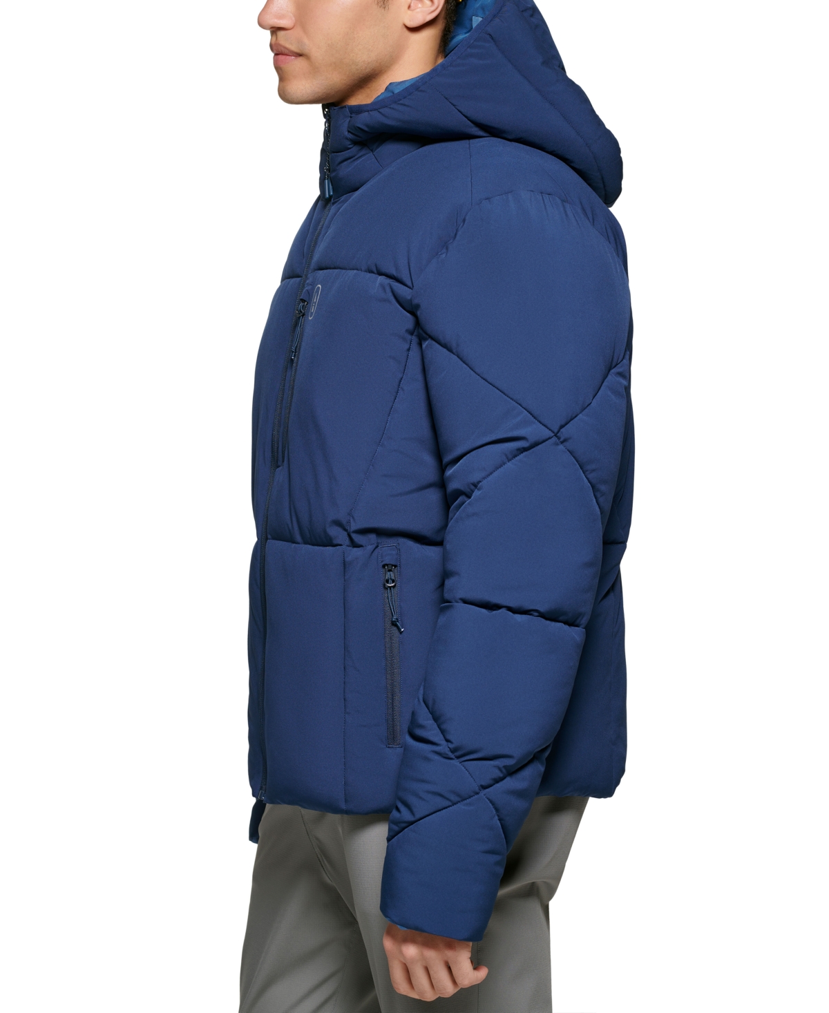 Bass Outdoor Men's Glacier Quilted Full-Zip Hiking Puffer Jacket
