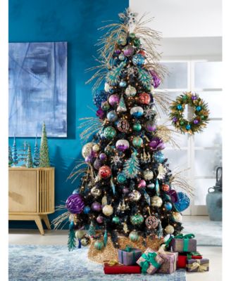 Holiday Lane Jewel Tones Plastic Peacock Clip Ornament, Created for Macy's