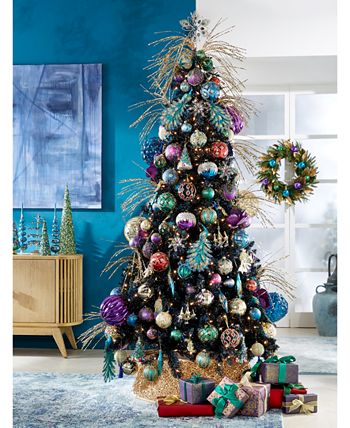 Our Moody, Jewel-Toned Christmas Tree {With Spray Paint}, Thrifty Decor  Chick