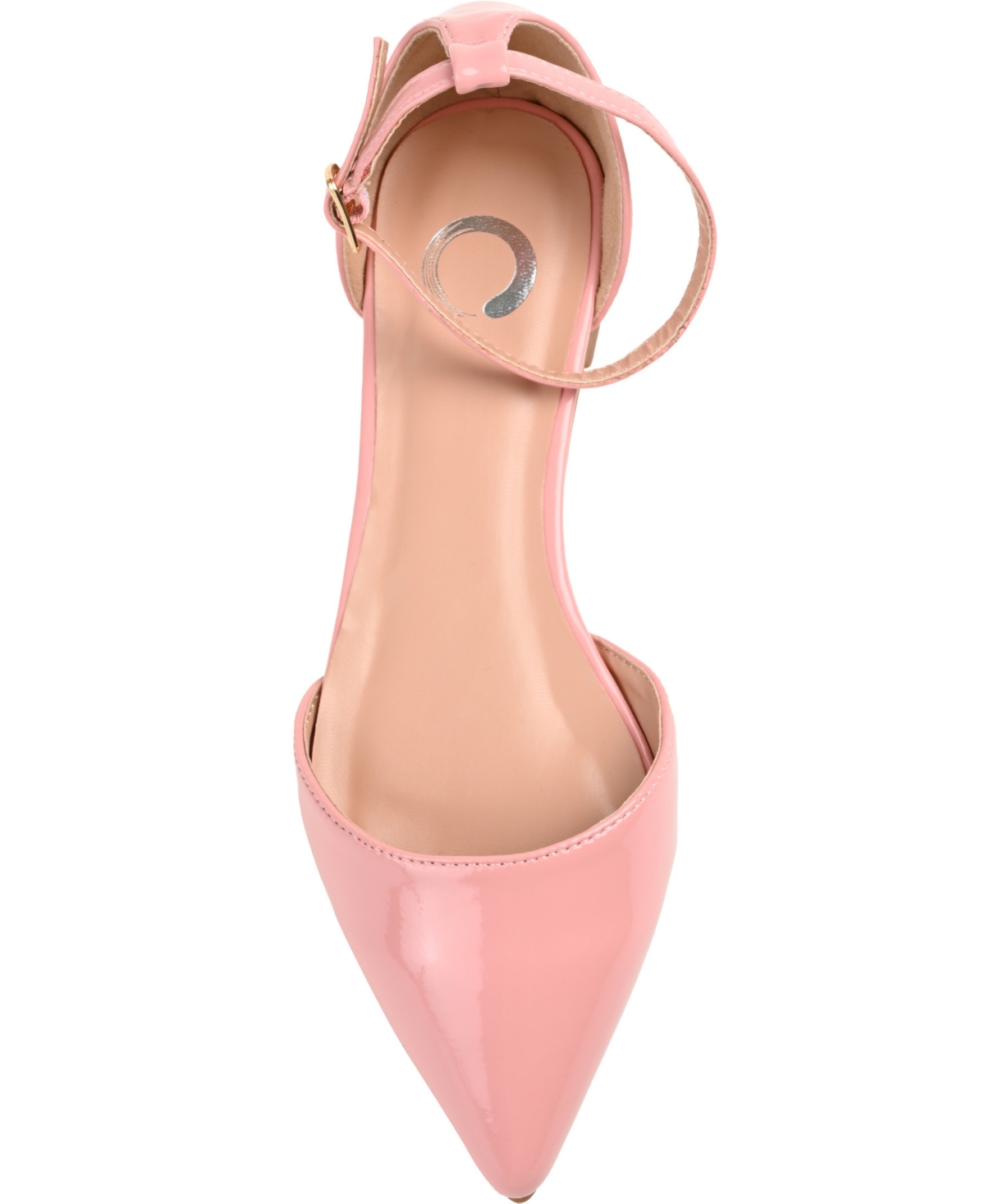 Journee Collection Women's Reba Ankle Strap Pointed Toe Flats