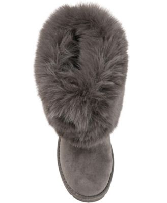 Journee Womens Shanay Round Toe Pull On Winter Cold Weather Booties