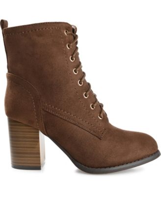 Women's Baylor Lace Up Stacked Heel Booties
