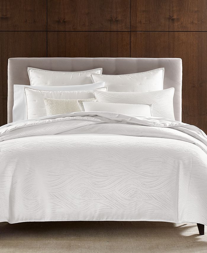 Hotel Collection Linen/Modal Blend 3-Pc. Duvet Cover Set, Full/Queen, Created for Macy's - Natural