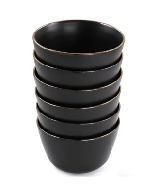 Mateo Gold-Tone Cereal Bowls, Set of 6