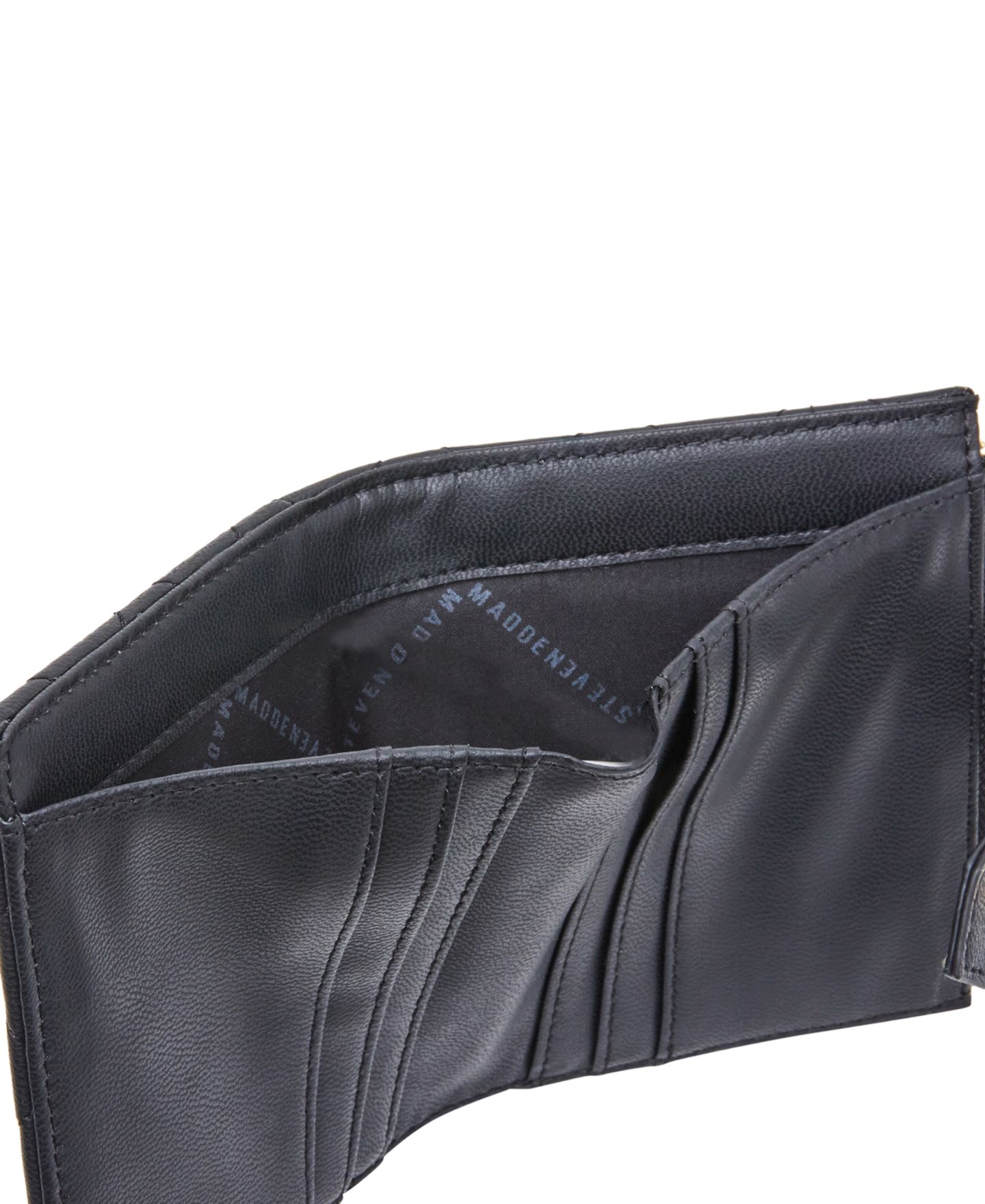 Женский кошелёк Steve Madden Bjem Bifold Wallet, цвет: Чёрный — фото 2