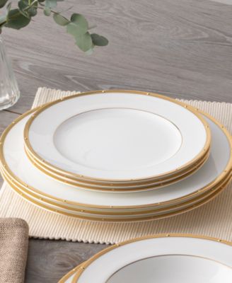 Rochelle Gold Set of 4 Salad Plates, 8.25"