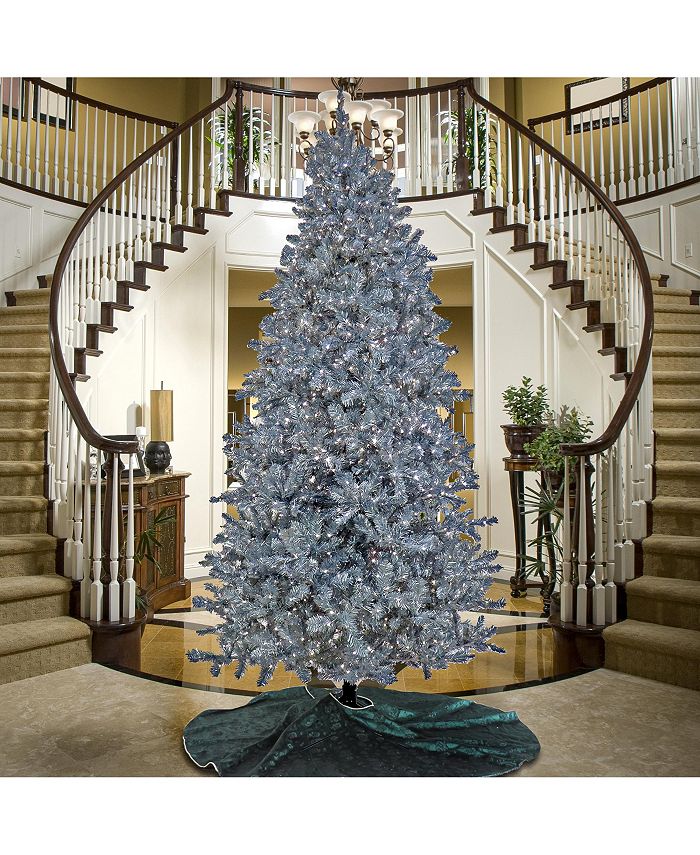 National Tree Company 9' PreLit Christmas Matte Metallic Tree Macy's