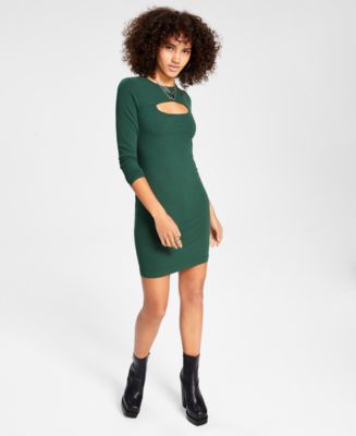 GUESS Vestito Donna Fitted Cutout Tank Con Spacco - Abito Cocktail Elegante E Moderno