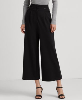 Lauren Ralph Lauren - Women's Cropped Pleated Ponte Pants