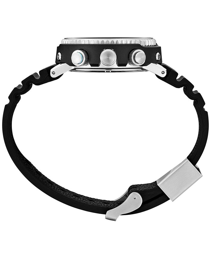 Seiko Men's Automatic Analog Digital Prospex Black Rubber Strap Watch ...