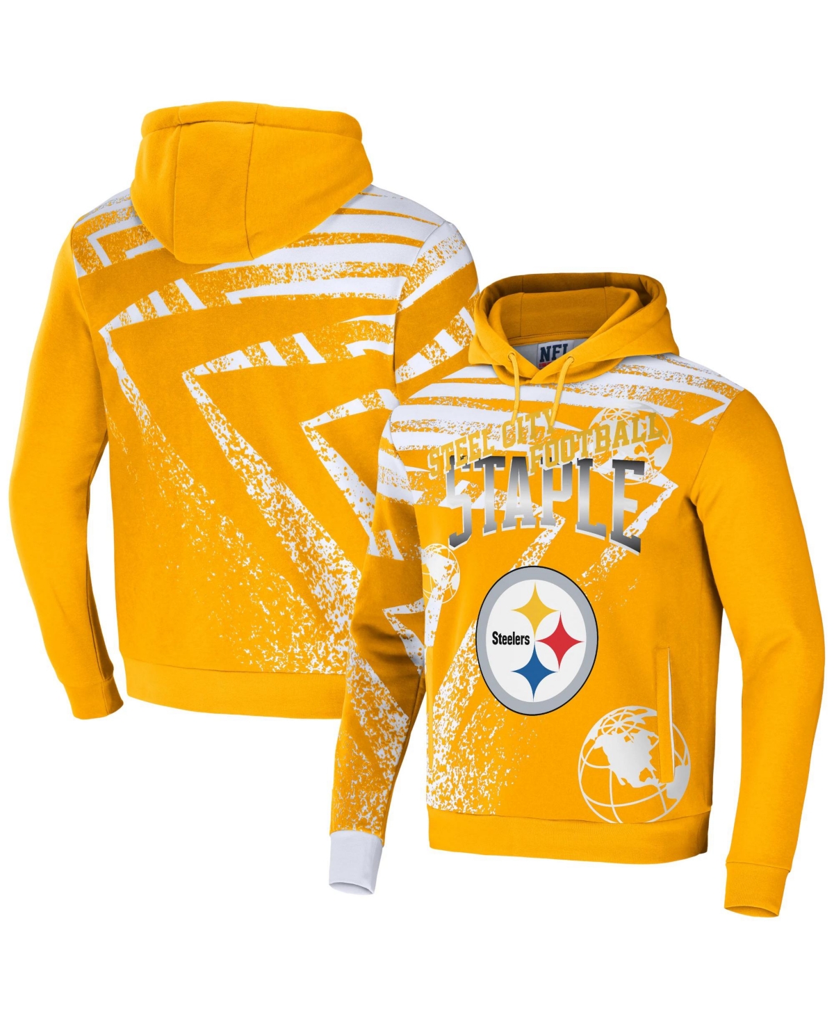 Nfl Properties Men's Nfl X Staple Yellow Pittsburgh Steelers Team