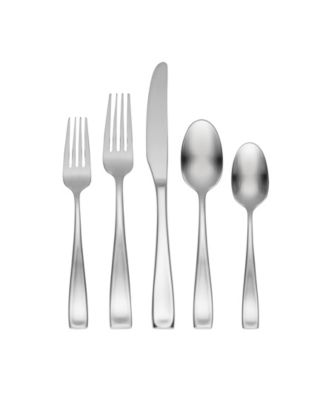 Satin Moda 65 Piece Flatware Set, Service For 12