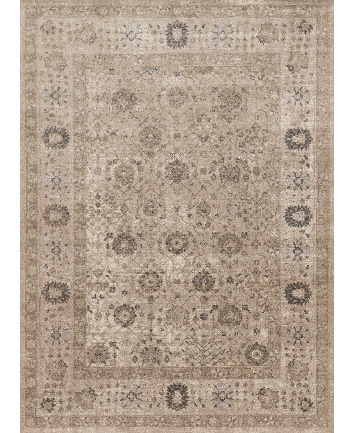 Loloi Century Tcq-02 6'7in x 9'2in Area Rug - Taupe