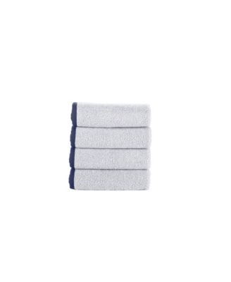 Contrast Frame Bath Towels