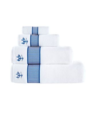 Fancy Border 4 Piece Turkish Cotton Wash Towel Set