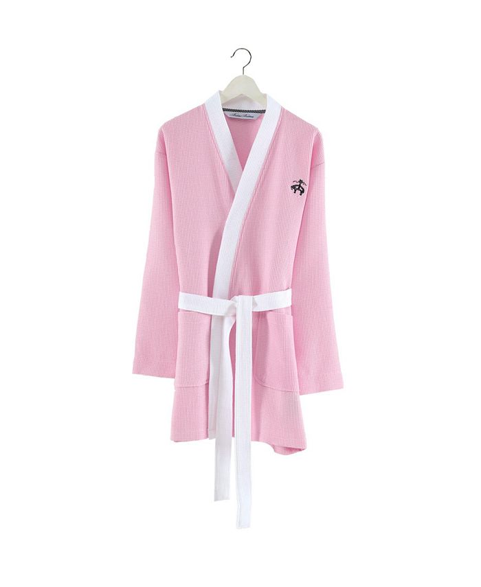 Brooks Brothers Waffle Kimono 34" Turkish Cotton Bathrobe Macy's