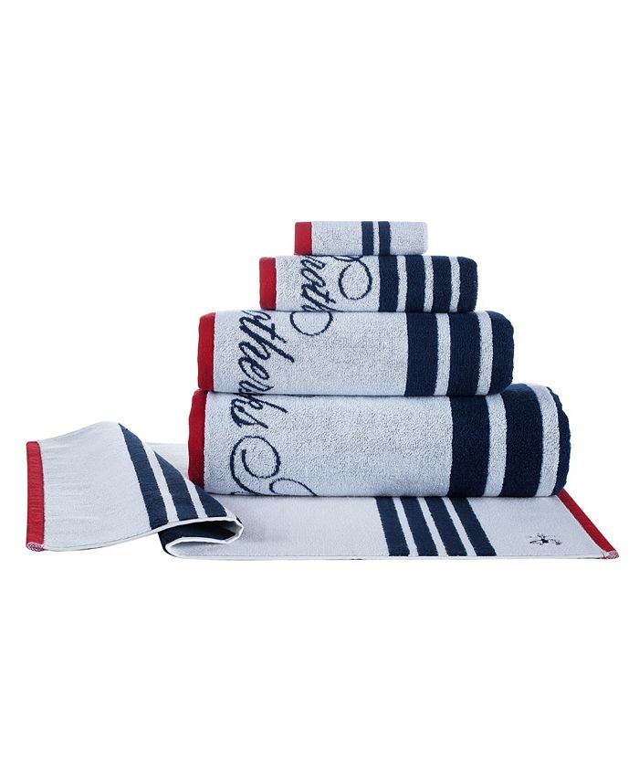 Brooks Brothers Nautical Blanket Stripe 2 Piece Turkish Cotton Wash ...