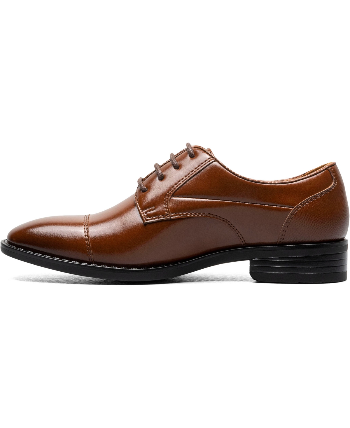 Stacy Adams Little Boys Kallum Jr. Cap Toe Lace Up Shoes