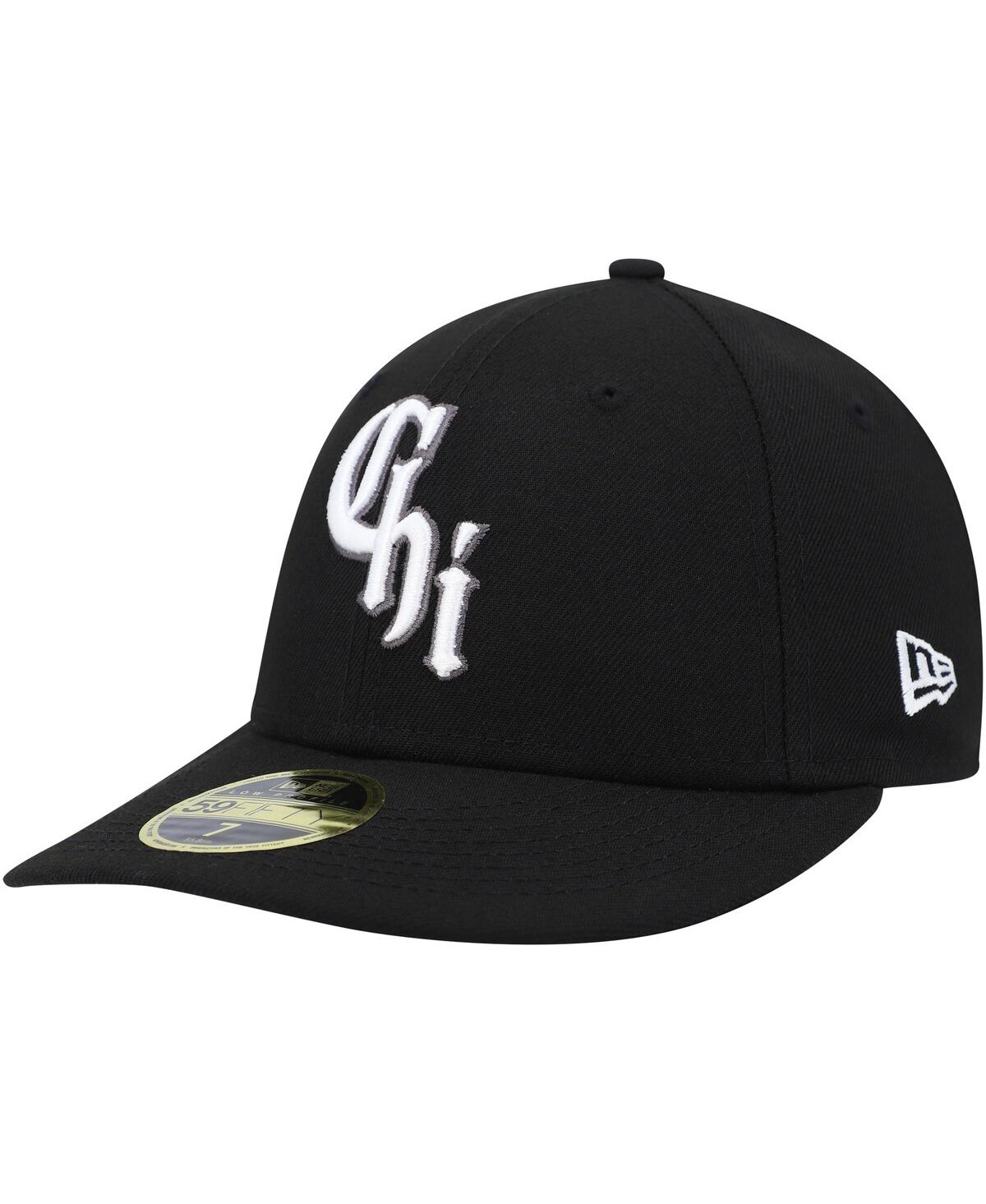 Men's New EraChicago White Sox City Connect 59FIFTY Fitted Hat - Black